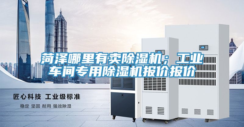 菏澤哪里有賣除濕機；工業(yè)車間專用除濕機報價報價